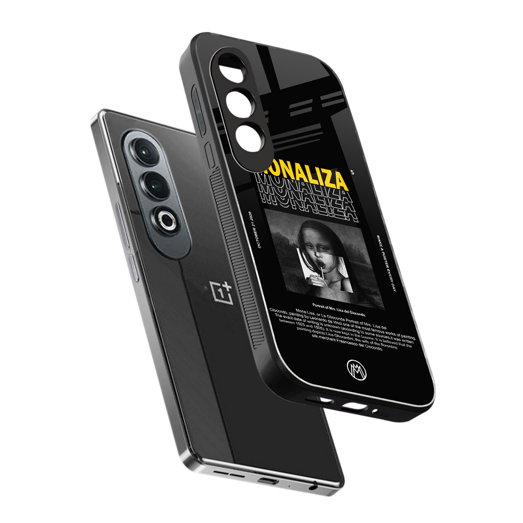 lollipop monaliza back phone cover | glass case for oneplus nord ce 4