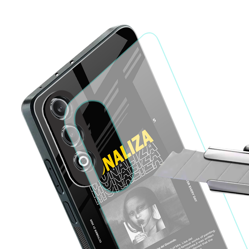 lollipop monaliza back phone cover | glass case for oneplus nord ce 4