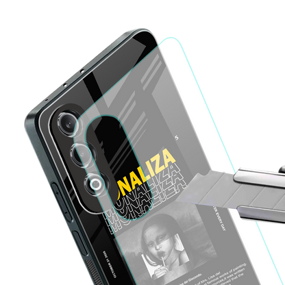 lollipop monaliza back phone cover | glass case for oneplus nord ce 4
