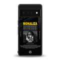 lollipop monaliza back phone cover | glass case for google pixel 6 pro