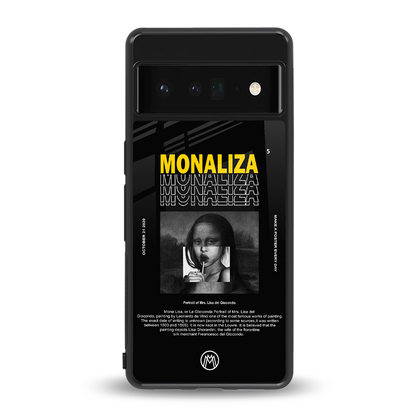 lollipop monaliza back phone cover | glass case for google pixel 6 pro