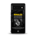lollipop monaliza back phone cover | glass case for google pixel 6
