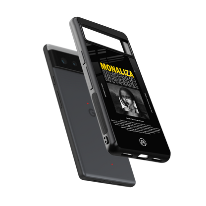 lollipop monaliza back phone cover | glass case for Google Pixel 6A