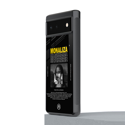 lollipop monaliza back phone cover | glass case for Google Pixel 6A