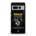lollipop monaliza back phone cover | glass case for google pixel 7 pro