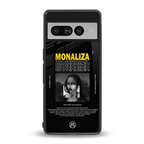 lollipop monaliza back phone cover | glass case for google pixel 7 pro