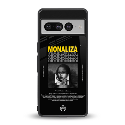 lollipop monaliza back phone cover | glass case for google pixel 7 pro
