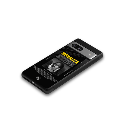 lollipop monaliza back phone cover | glass case for Google Pixel 7