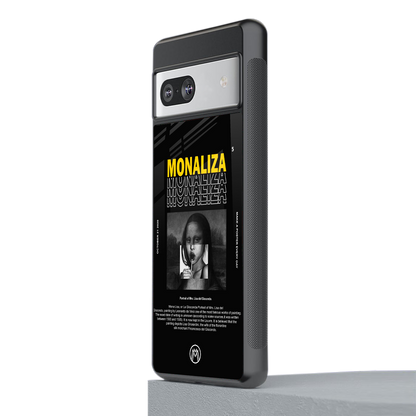 lollipop monaliza back phone cover | glass case for Google Pixel 7