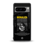 lollipop monaliza back phone cover | glass case for google pixel 8 pro