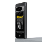 lollipop monaliza back phone cover | glass case for google pixel 8 pro