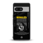 lollipop monaliza back phone cover | glass case for Google Pixel 8
