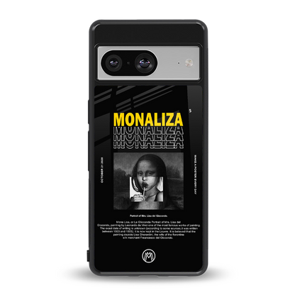 lollipop monaliza back phone cover | glass case for Google Pixel 8