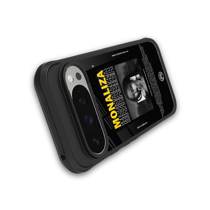 lollipop monaliza back phone cover | glass case for google pixel 9 pro