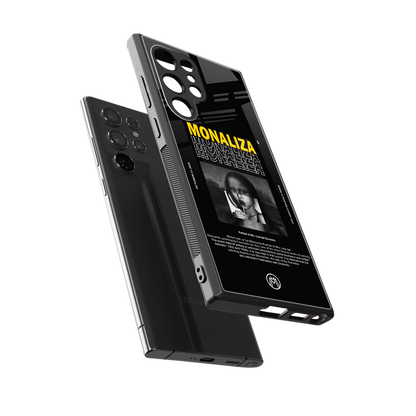 lollipop monaliza back phone cover | glass case for samsung galaxy s23 ultra