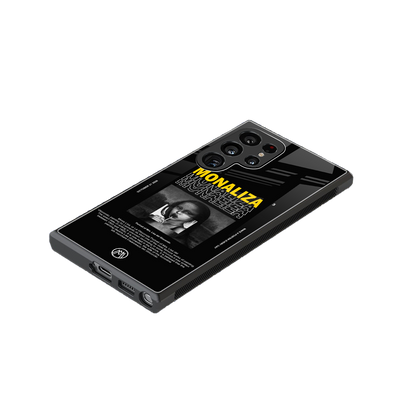 lollipop monaliza back phone cover | glass case for samsung galaxy s23 ultra