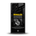 lollipop monaliza back phone cover | glass case for samsung galaxy s25 ultra