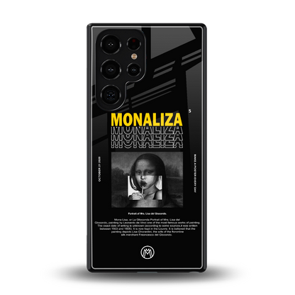 lollipop monaliza back phone cover | glass case for samsung galaxy s25 ultra