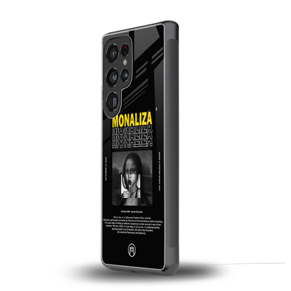 lollipop monaliza back phone cover | glass case for samsung galaxy s25 ultra