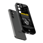 lollipop monaliza back phone cover | glass case for samsung galaxy s24