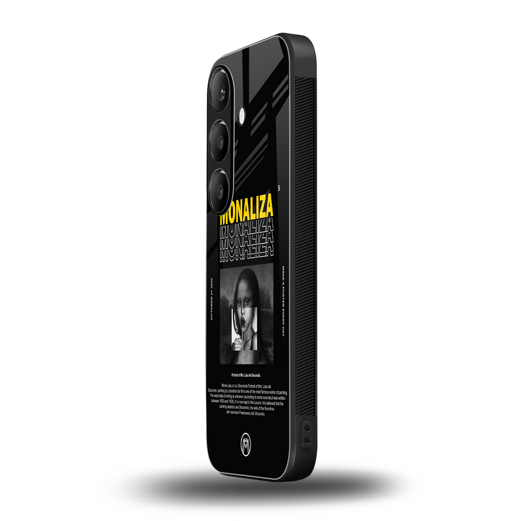 lollipop monaliza back phone cover | glass case for samsung galaxy s24