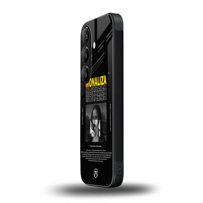 lollipop monaliza back phone cover | glass case for samsung galaxy s23 plus