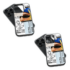 Trendy Glass Back Mobile Case for iPhone, Samsung, Redmi, OnePlus, Google Pixel, Motorola