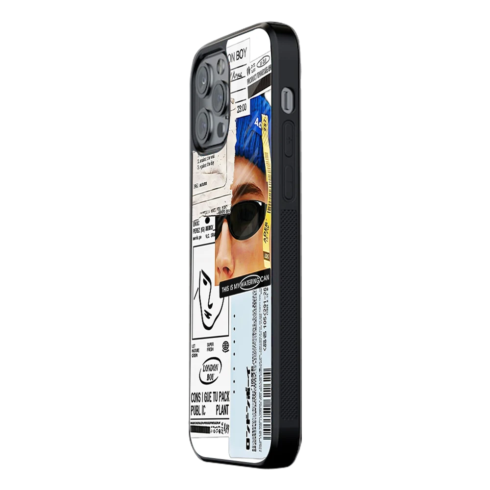 Slim Glass Back Phone Case for Multiple Brands iPhone, Samsung, Redmi, OnePlus, Oppo, Vivo