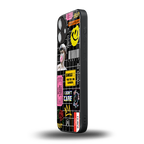 lonely hearts club black back phone cover | glass case for iphone 16 plus