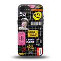 lonely hearts club black back phone cover | glass case for iphone 16e