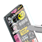 lonely hearts club black back phone cover | glass case for iphone 16e