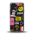 lonely hearts club black back phone cover | glass case for nothing phone 1