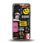 lonely hearts club black back phone cover | glass case for nothing phone 1