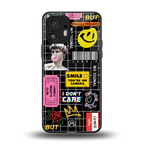 lonely hearts club black back phone cover | glass case for nothing phone 2