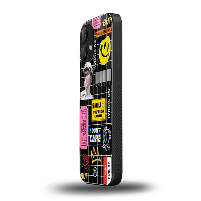 lonely hearts club black back phone cover | glass case for nothing phone 2