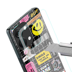 lonely hearts club black back phone cover | glass case for oneplus nord 3