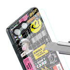 lonely hearts club black back phone cover | glass case for oneplus nord 4