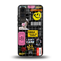 lonely hearts club black back phone cover | glass case for oneplus nord ce 4 lite