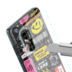 lonely hearts club black back phone cover | glass case for oneplus nord ce 4 lite