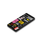 lonely hearts club black back phone cover | glass case for Google Pixel 7
