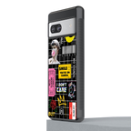 lonely hearts club black back phone cover | glass case for Google Pixel 7