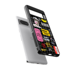 lonely hearts club black back phone cover | glass case for Google Pixel 8
