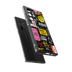 lonely hearts club black back phone cover | glass case for samsung galaxy s23 ultra