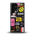 lonely hearts club black back phone cover | glass case for samsung galaxy s25 ultra