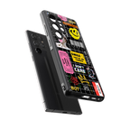 lonely hearts club black back phone cover | glass case for samsung galaxy s25 ultra