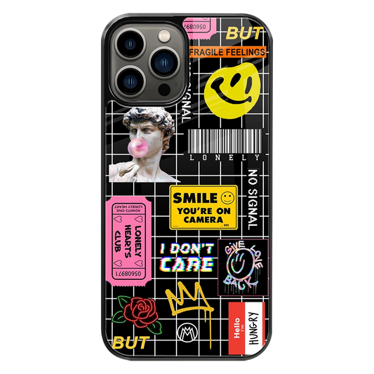 Premium Glass Back Mobile Phone Cover for iPhone, Samsung, OnePlus, Google Pixel, Redmi, Oppo, Vivo & Realme