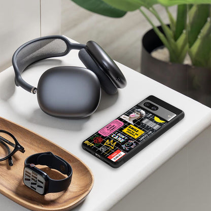 lonely hearts club black back phone cover | glass case for iphone 15 pro