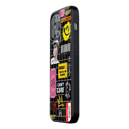 Slim Glass Back Phone Case for Multiple Brands – iPhone, Samsung, Redmi, OnePlus, Oppo, Vivo