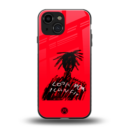 look mom i can fly back phone cover | glass case for iphone 13 mini
