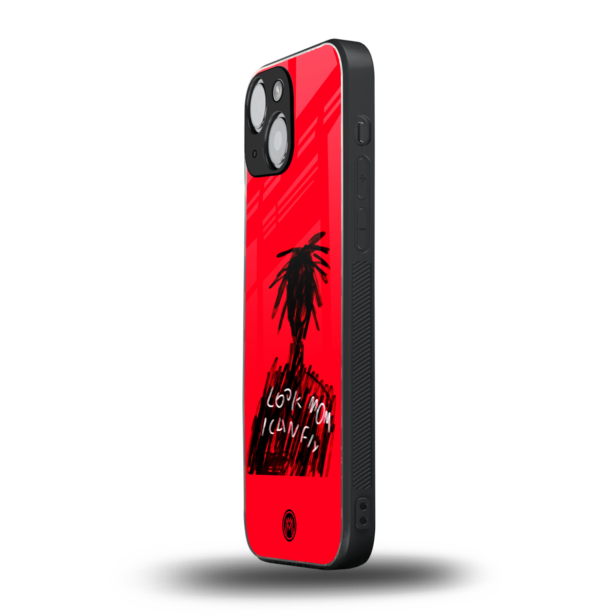 look mom i can fly back phone cover | glass case for iphone 13 mini